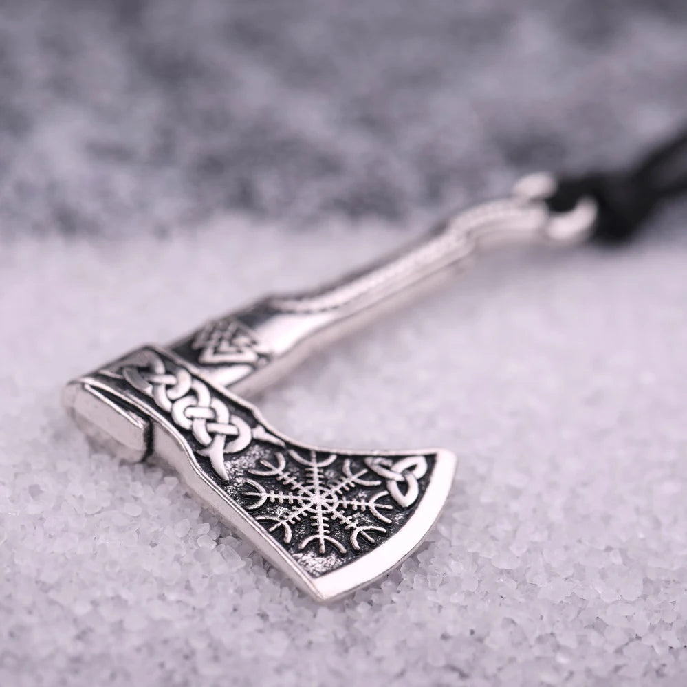 Viking Axe Pendant ā Norse Warrior Necklace