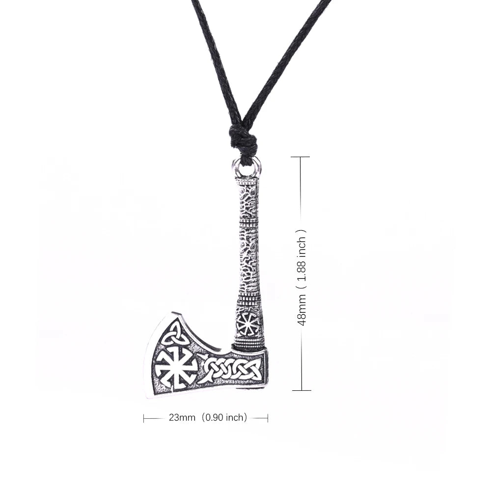Viking Axe Pendant ā Norse Warrior Necklace