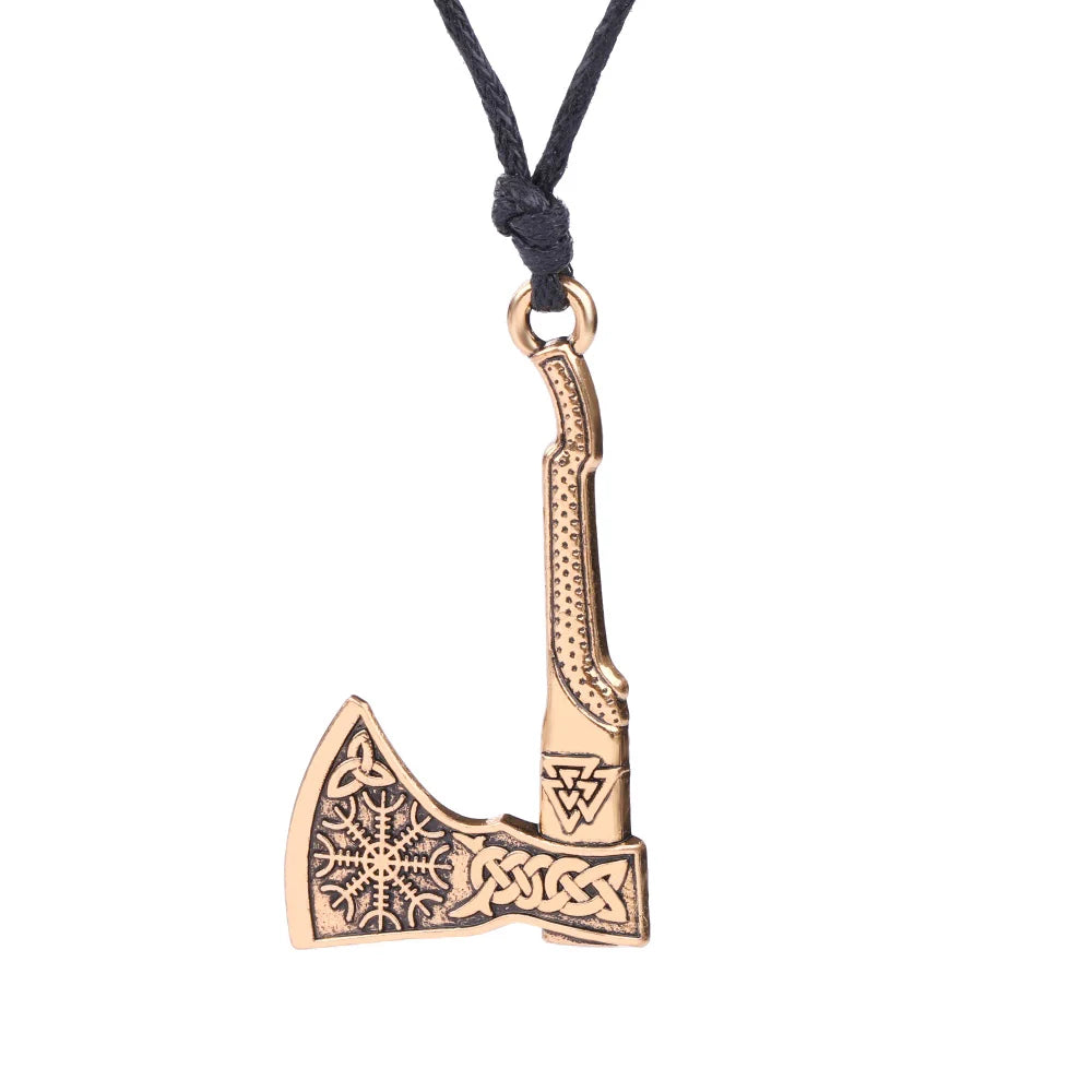 Viking Axe Pendant ā Norse Warrior Necklace