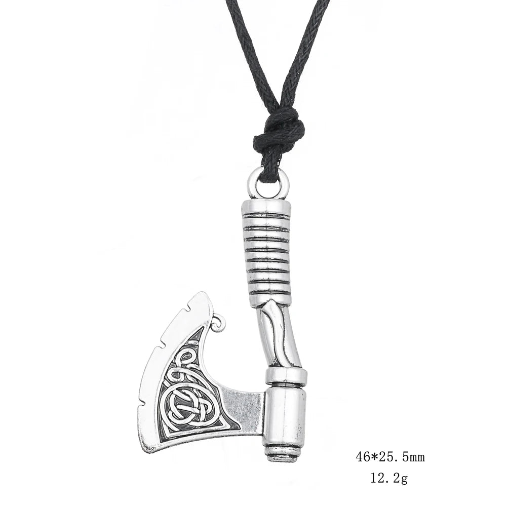 Viking Axe Pendant ā Norse Warrior Necklace