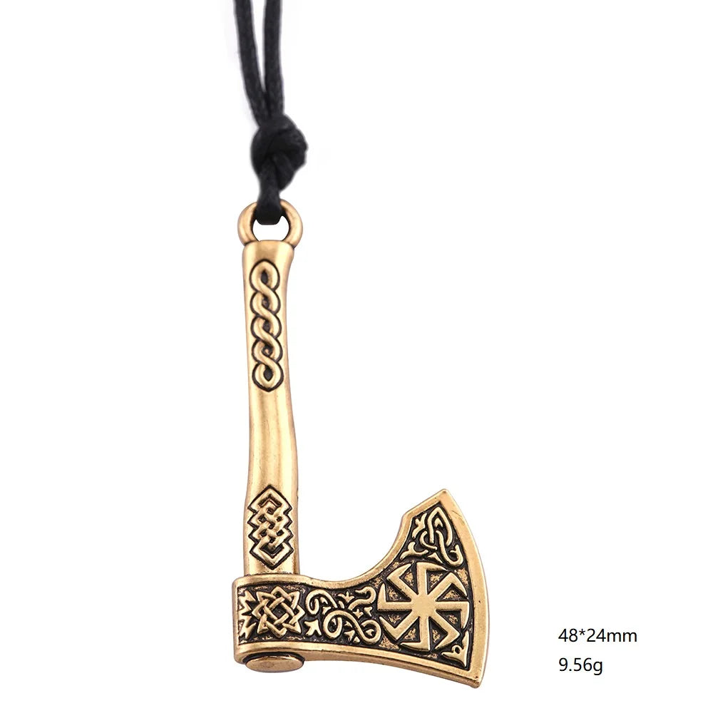 Viking Axe Pendant ā Norse Warrior Necklace