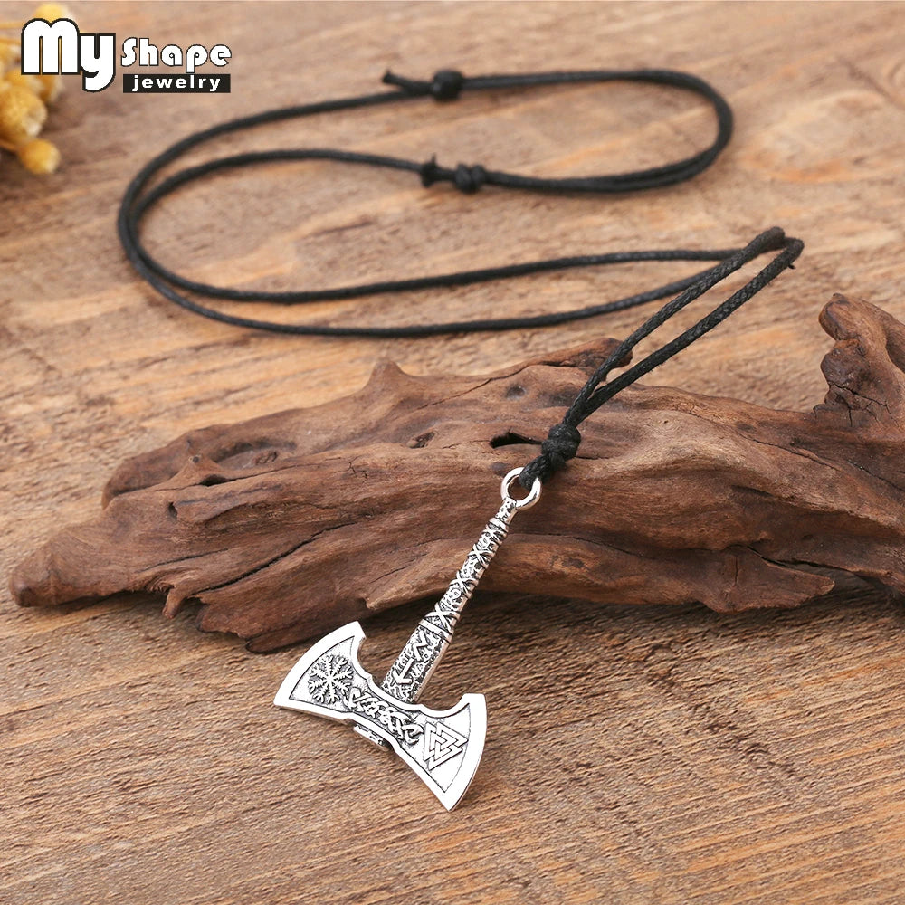 Viking Axe Pendant ā Norse Warrior Necklace