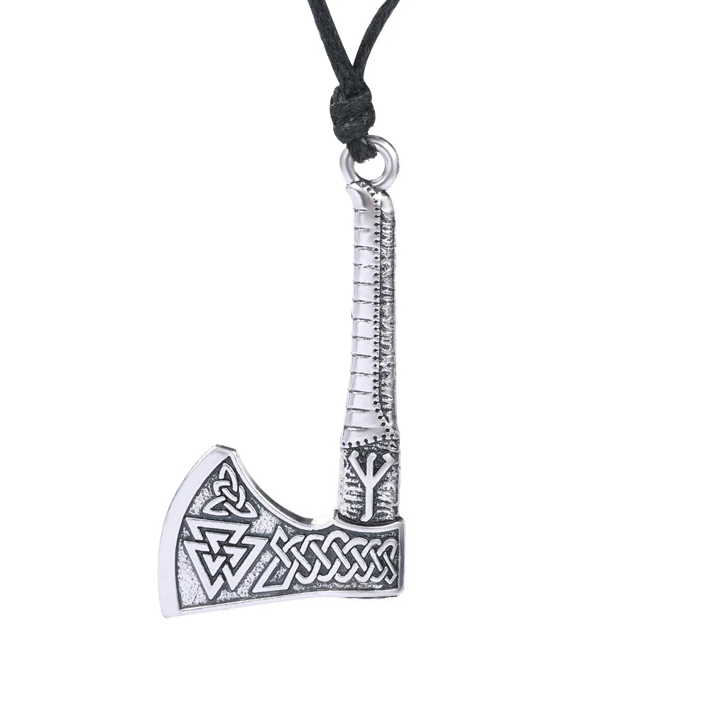 Viking Axe Pendant ā Norse Warrior Necklace