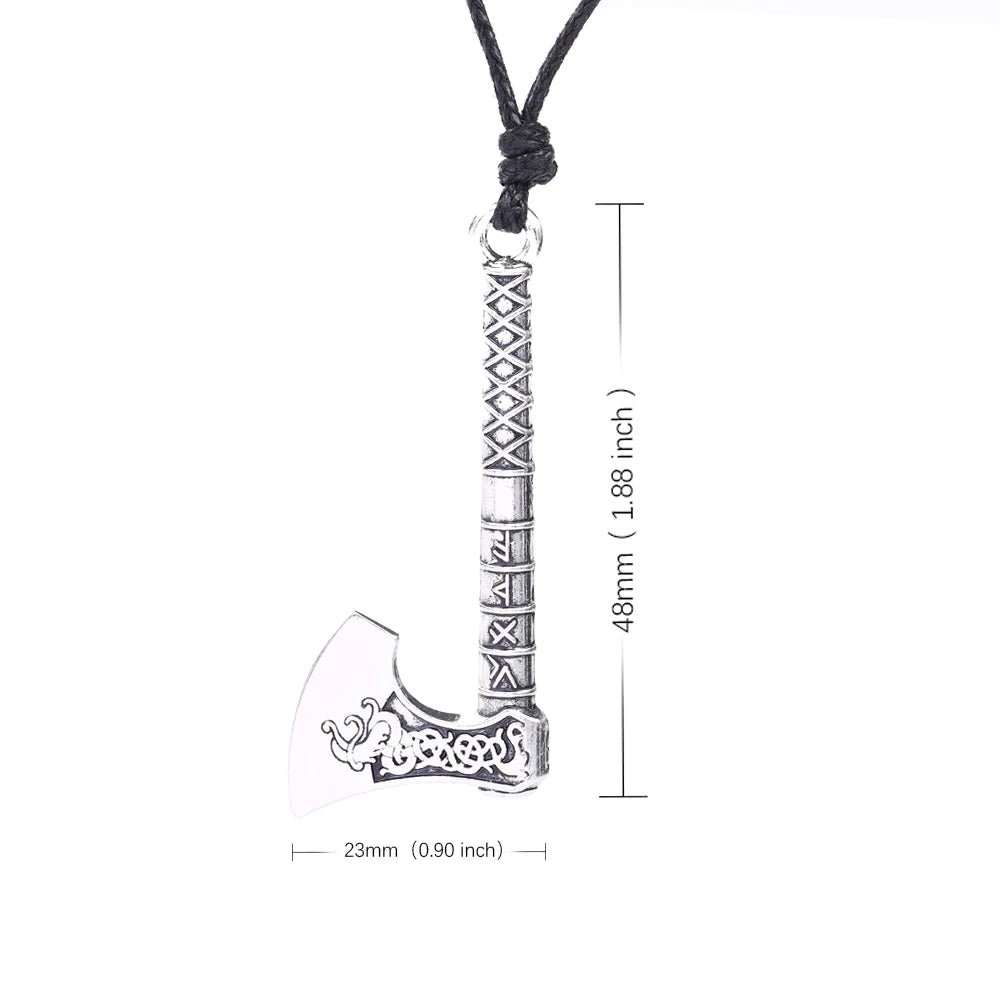 Viking Axe Pendant ā Norse Warrior Necklace