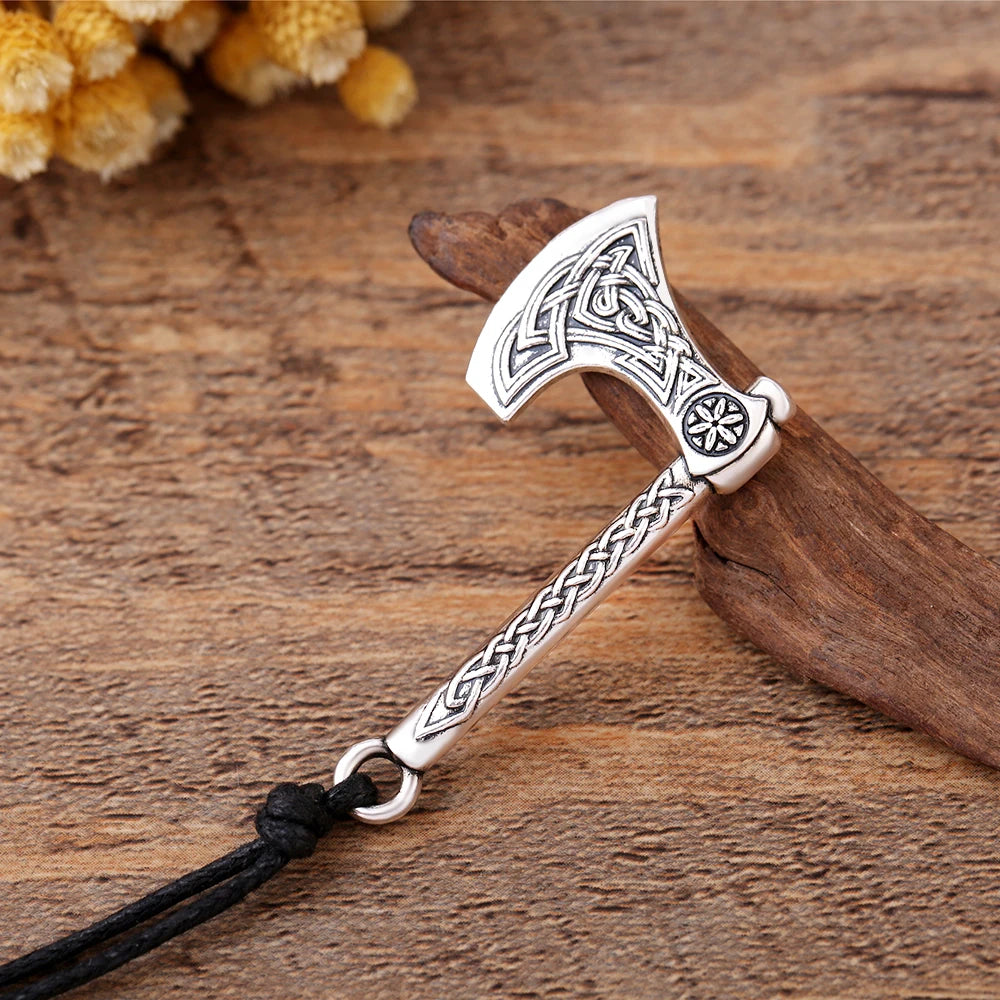 Viking Axe Pendant ā Norse Warrior Necklace