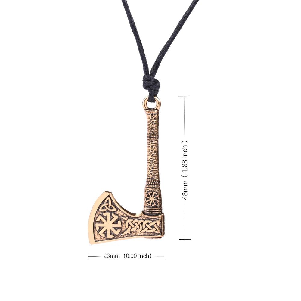 Viking Axe Pendant ā Norse Warrior Necklace