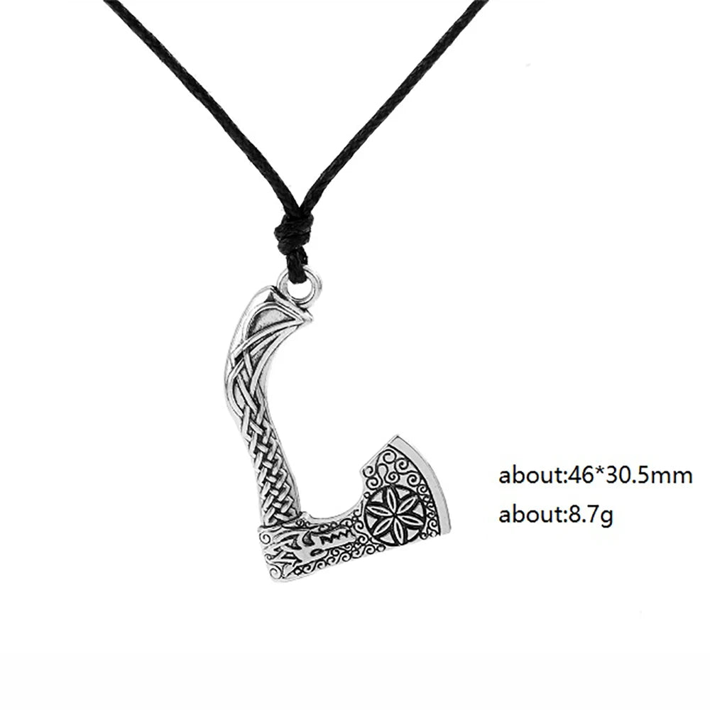 Viking Axe Pendant ā Norse Warrior Necklace