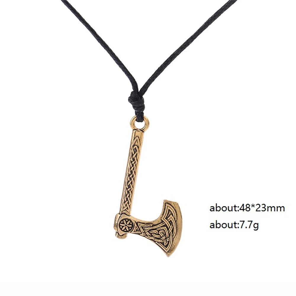 Viking Axe Pendant ā Norse Warrior Necklace