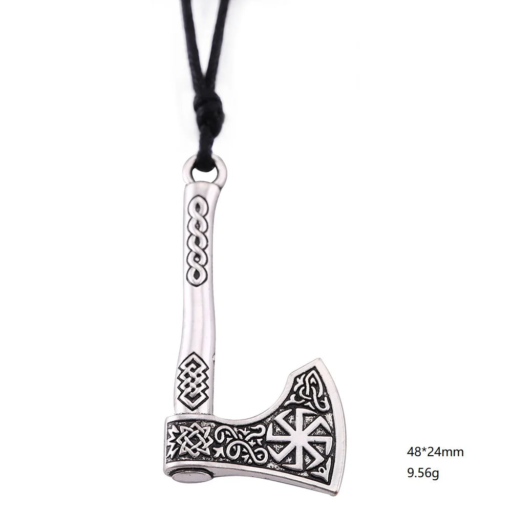 Viking Axe Pendant ā Norse Warrior Necklace